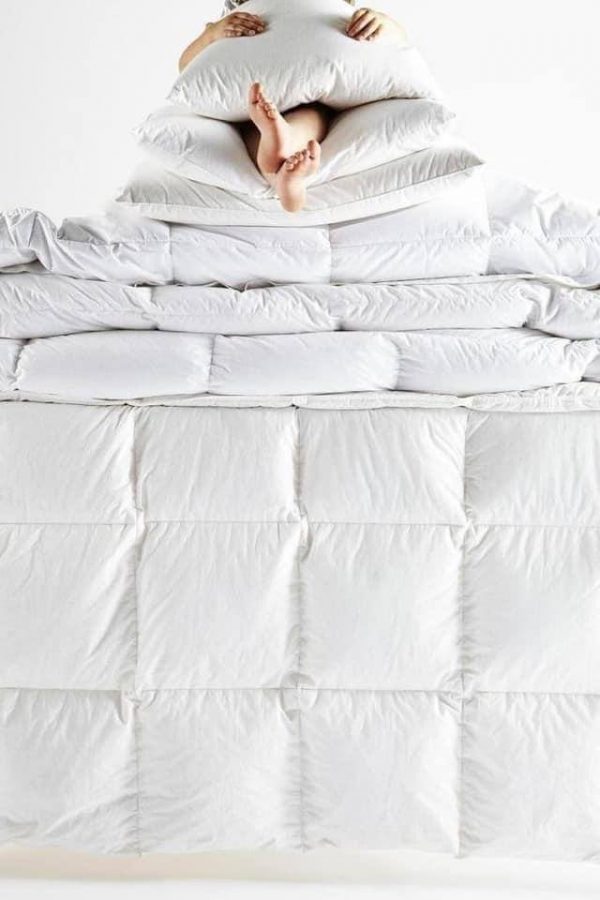 Duvet Inner · Microfibre · 233TC · 100 Cotton Downproof · White MK