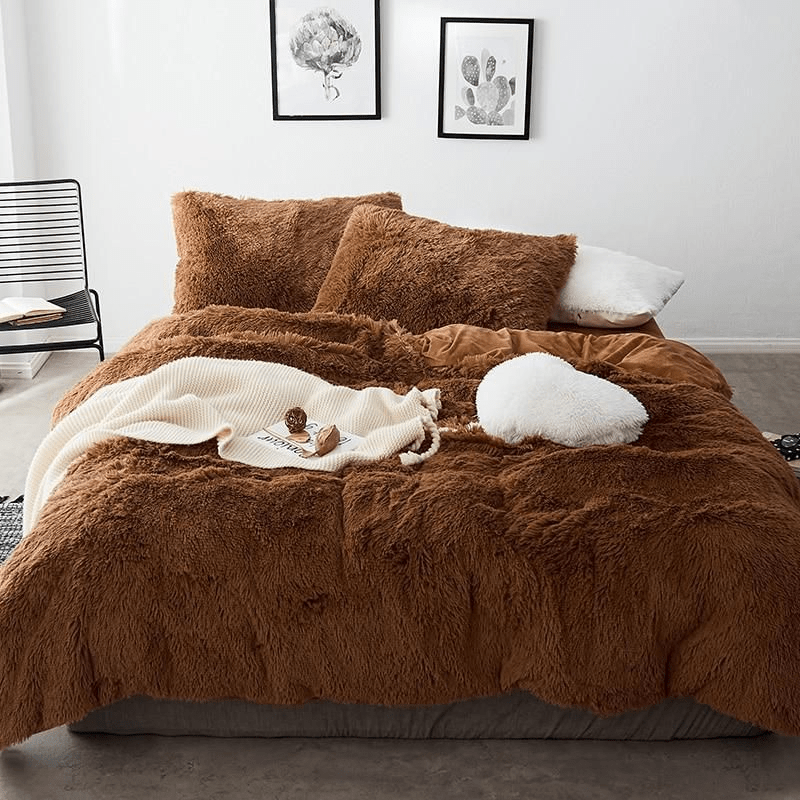 3 Piece Fluffy Comforter Set 11865 - MK Bed Linen