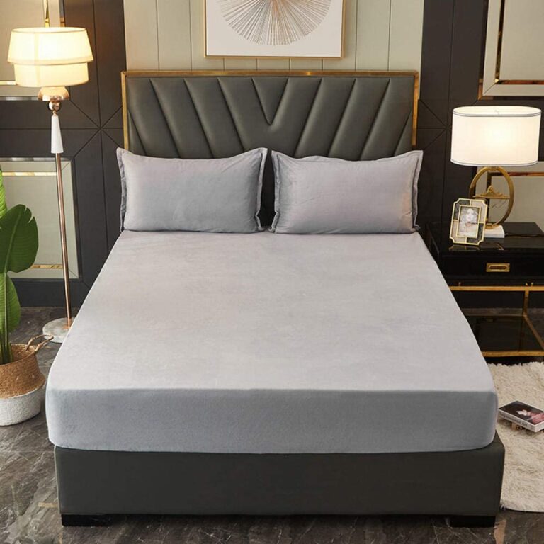 3 Piece Fleece Velvet Plush Fitted Sheet 18399 MK Bed Linen