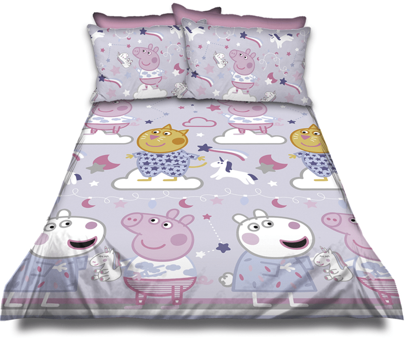 Peppa pig 2025 unicorn bedding