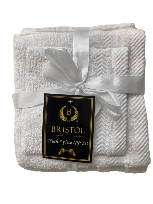 3 Piece 100 Cotton Towel Set Bath Towel, Hand Towel and Face Cloth