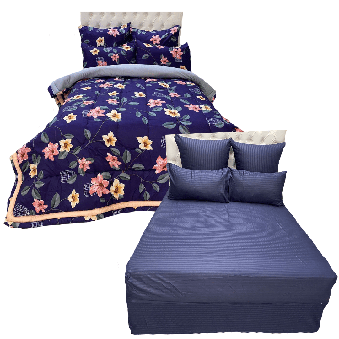 10 Piece Comforter + Combo Sheet Set 22896 MK Bed Linen